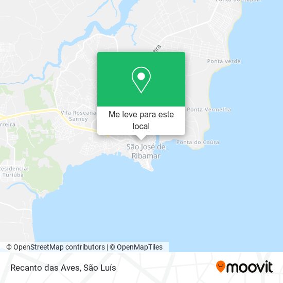 Recanto das Aves mapa