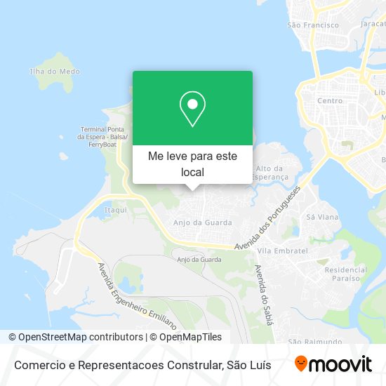 Comercio e Representacoes Constrular mapa