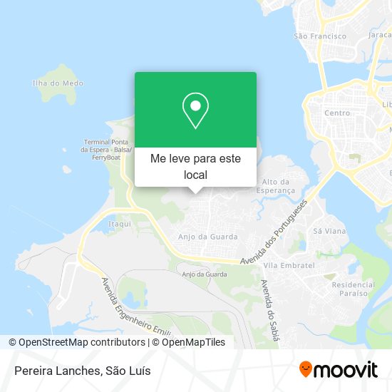 Pereira Lanches mapa