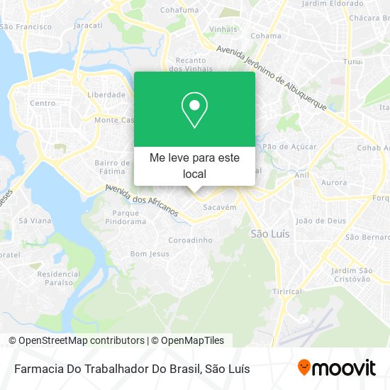 Farmacia Do Trabalhador Do Brasil mapa