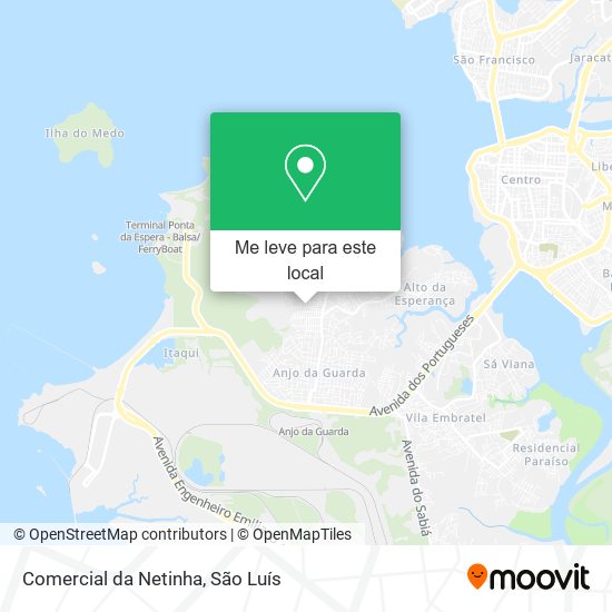 Comercial da Netinha mapa