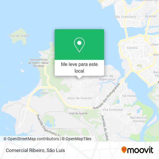 Comercial Ribeiro mapa