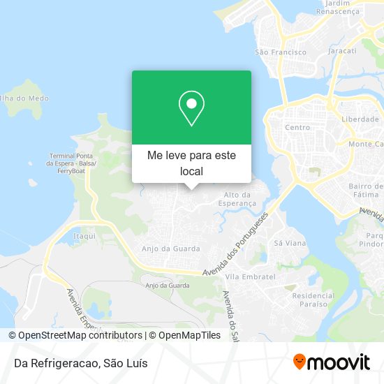 Da Refrigeracao mapa