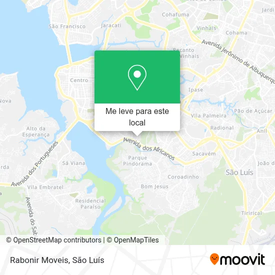 Rabonir Moveis mapa