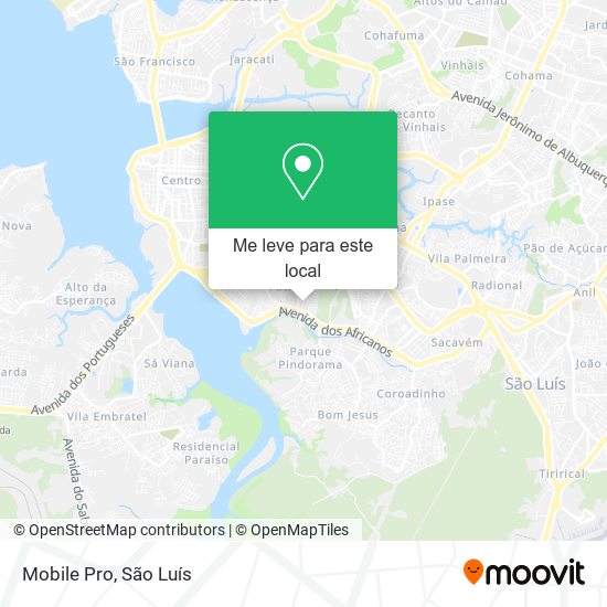 Mobile Pro mapa