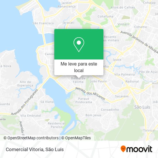 Comercial Vitoria mapa