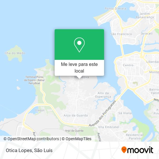 Otica Lopes mapa