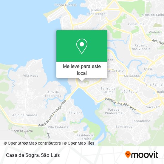 Casa da Sogra mapa