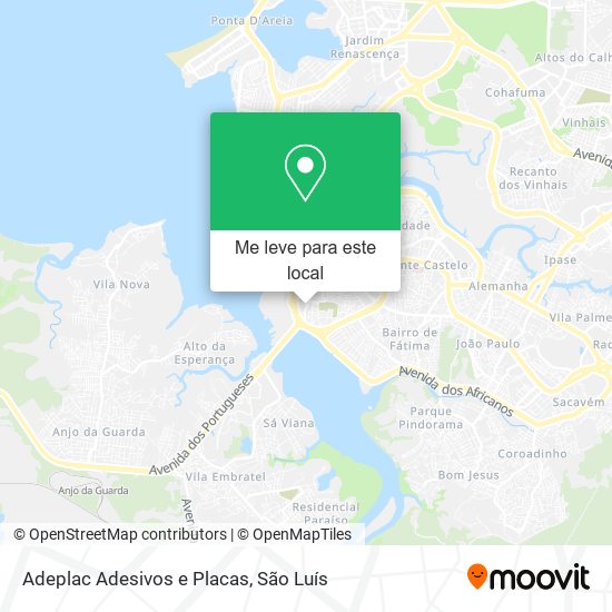 Adeplac Adesivos e Placas mapa