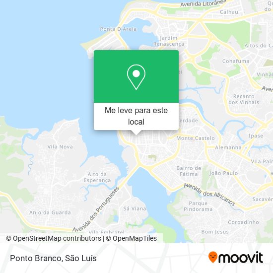 Ponto Branco mapa