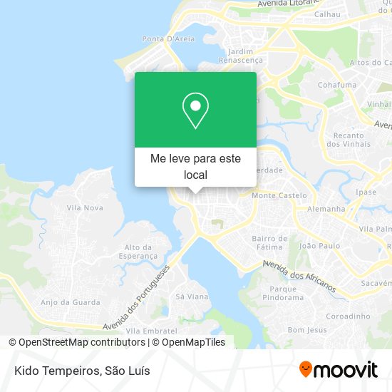 Kido Tempeiros mapa