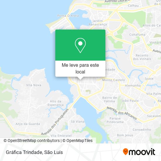 Gráfica Trindade mapa