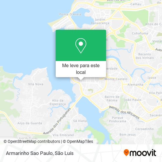 Armarinho Sao Paulo mapa