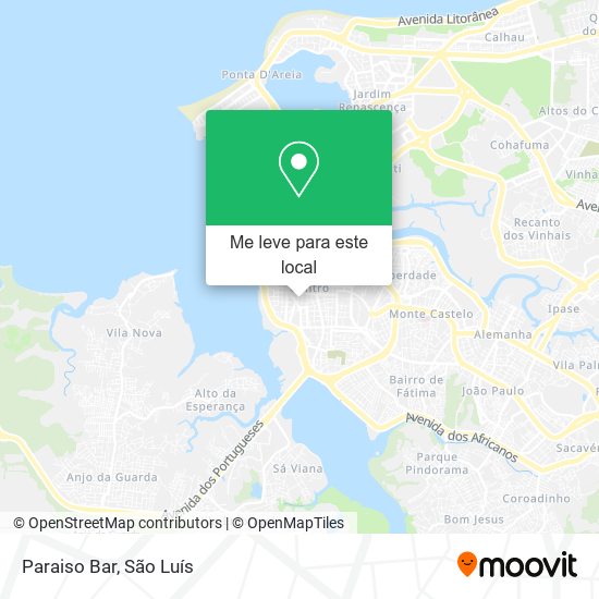 Paraiso Bar mapa