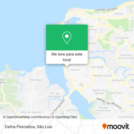 Dafne Pescados mapa