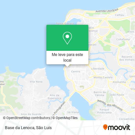 Base da Lenoca mapa