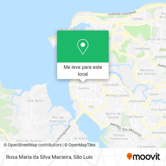 Rosa Maria da Silva Macieira mapa