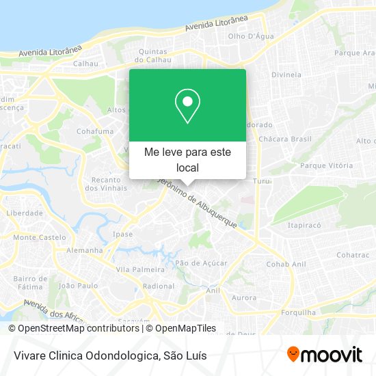Vivare Clinica Odondologica mapa