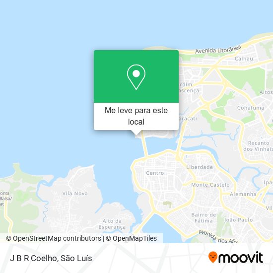 J B R Coelho mapa