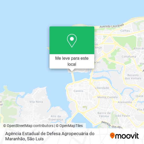 Agência Estadual de Defesa Agropecuária do Maranhão mapa