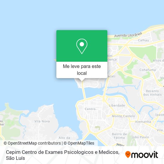 Cepim Centro de Exames Psicologicos e Medicos mapa