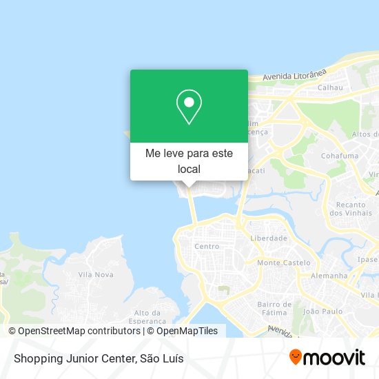 Shopping Junior Center mapa
