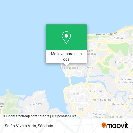 Salão Viva a Vida mapa