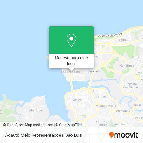 Adauto Melo Representacoes mapa