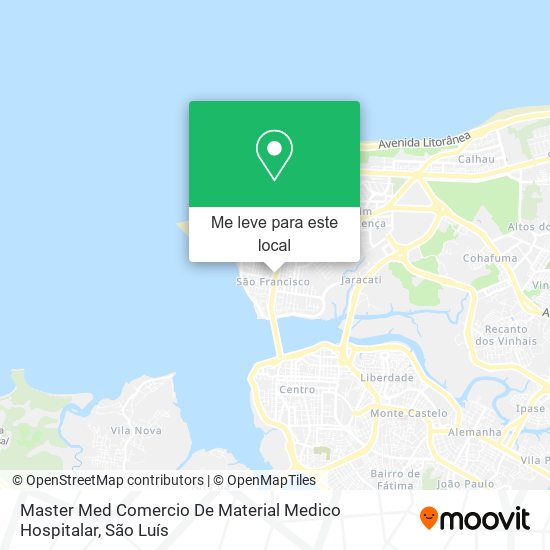 Master Med Comercio De Material Medico Hospitalar mapa