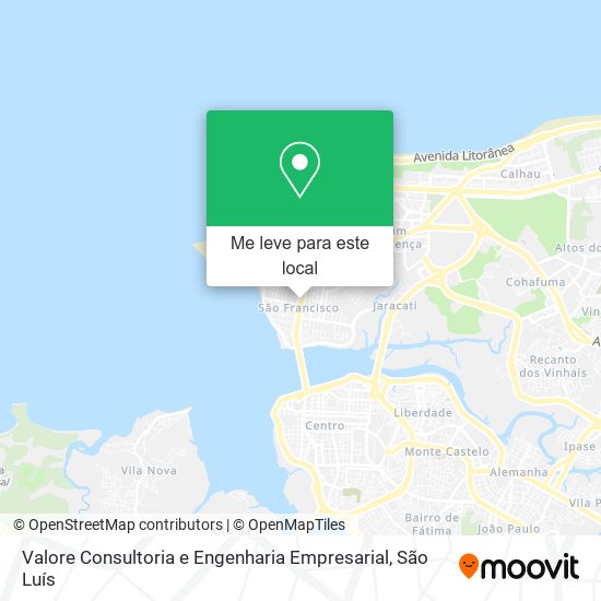 Valore Consultoria e Engenharia Empresarial mapa