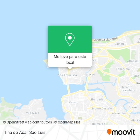 Ilha do Acai mapa