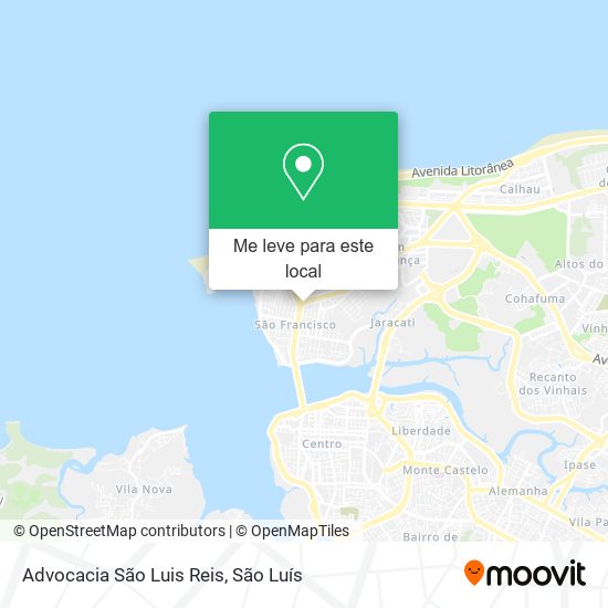 Advocacia São Luis Reis mapa