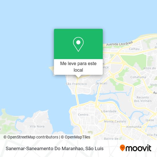 Sanemar-Saneamento Do Maranhao mapa