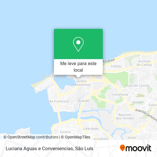 Luciana Aguas e Conveniencias mapa
