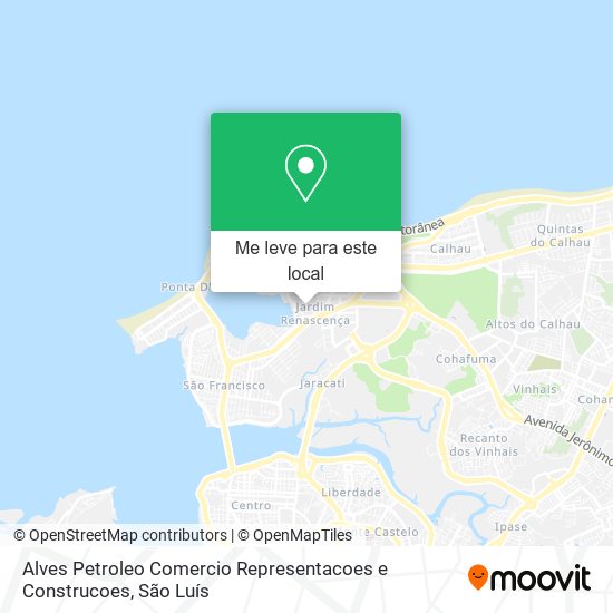 Alves Petroleo Comercio Representacoes e Construcoes mapa