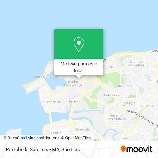 Portobello São Luis - MA mapa
