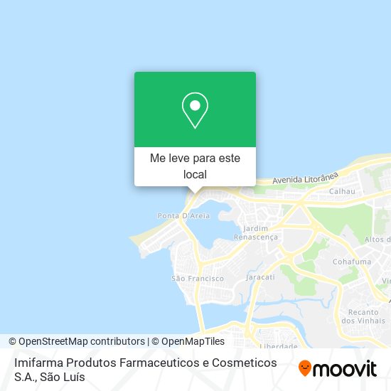 Imifarma Produtos Farmaceuticos e Cosmeticos S.A. mapa