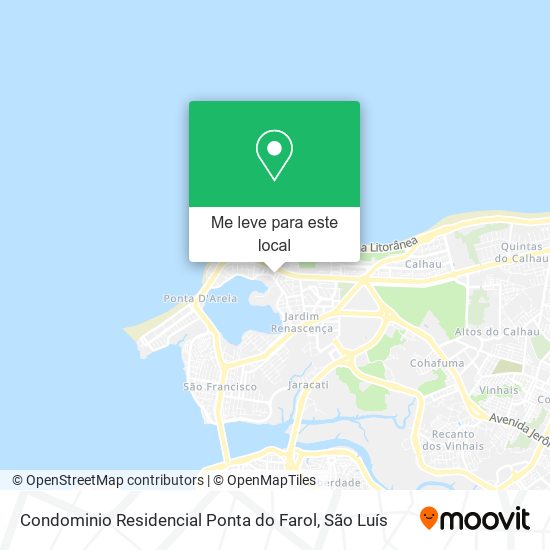 Condominio Residencial Ponta do Farol mapa