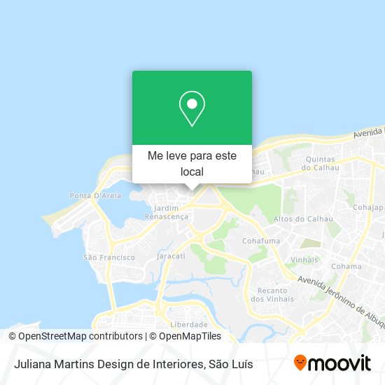 Juliana Martins Design de Interiores mapa