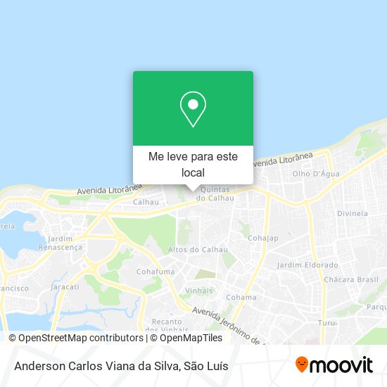Anderson Carlos Viana da Silva mapa