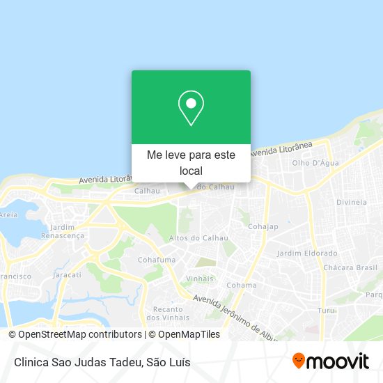 Clinica Sao Judas Tadeu mapa