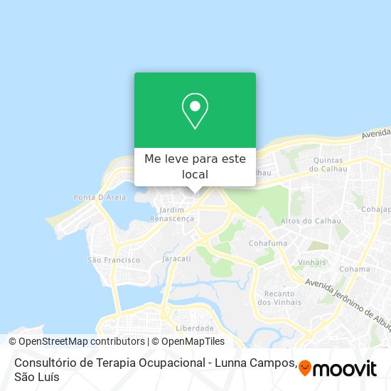 Consultório de Terapia Ocupacional - Lunna Campos mapa