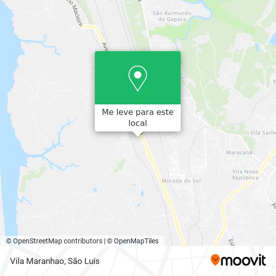 Vila Maranhao mapa