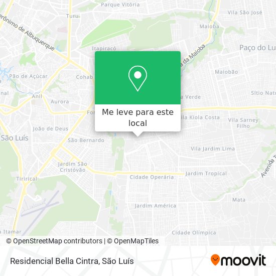 Residencial Bella Cintra mapa