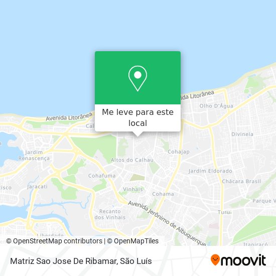Matriz Sao Jose De Ribamar mapa