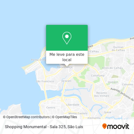 Shopping Monumental - Sala 325 mapa