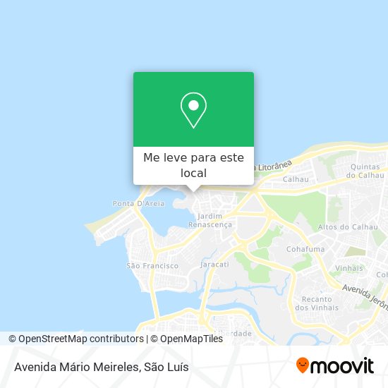 Avenida Mário Meireles mapa