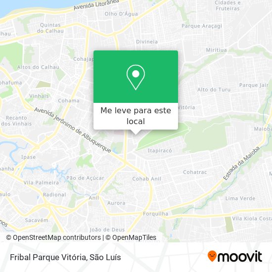 Fribal Parque Vitória mapa