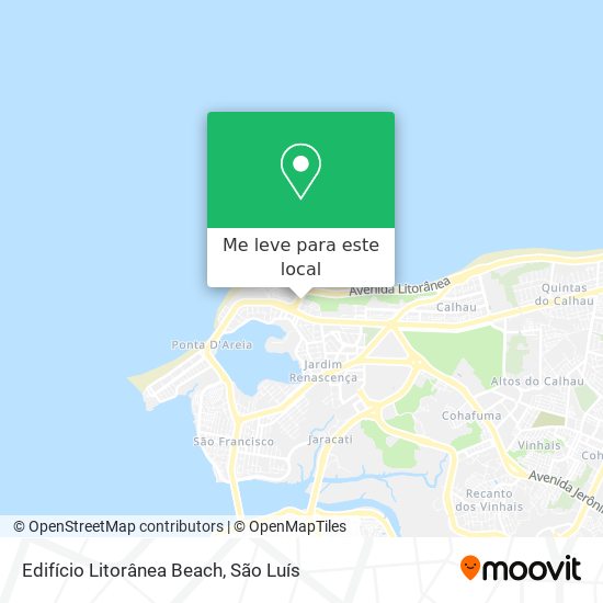 Edifício Litorânea Beach mapa