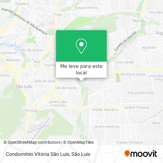 Condomínio Vitória São Luís mapa